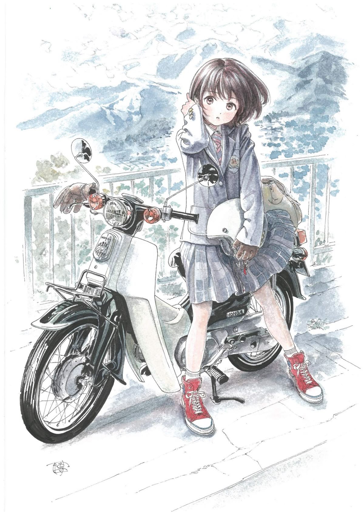 El Zen y el Arte de la Super Cub: Encontrando Color en un Mundo Gris